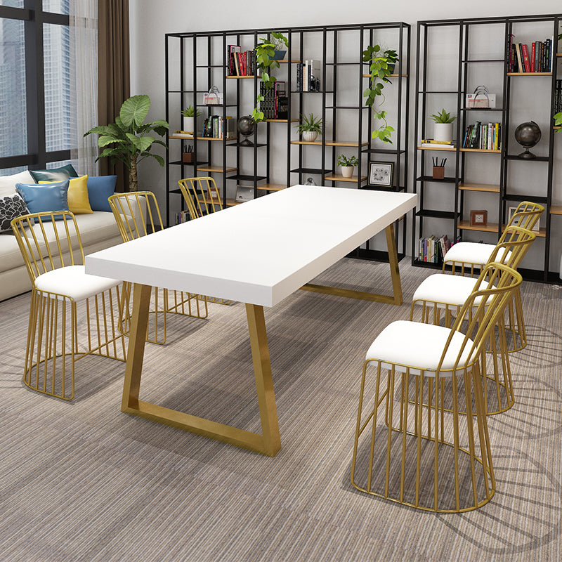 Rectangle Dining Site Table Traditional Luxury Dinette Table with Pine Solid Wood