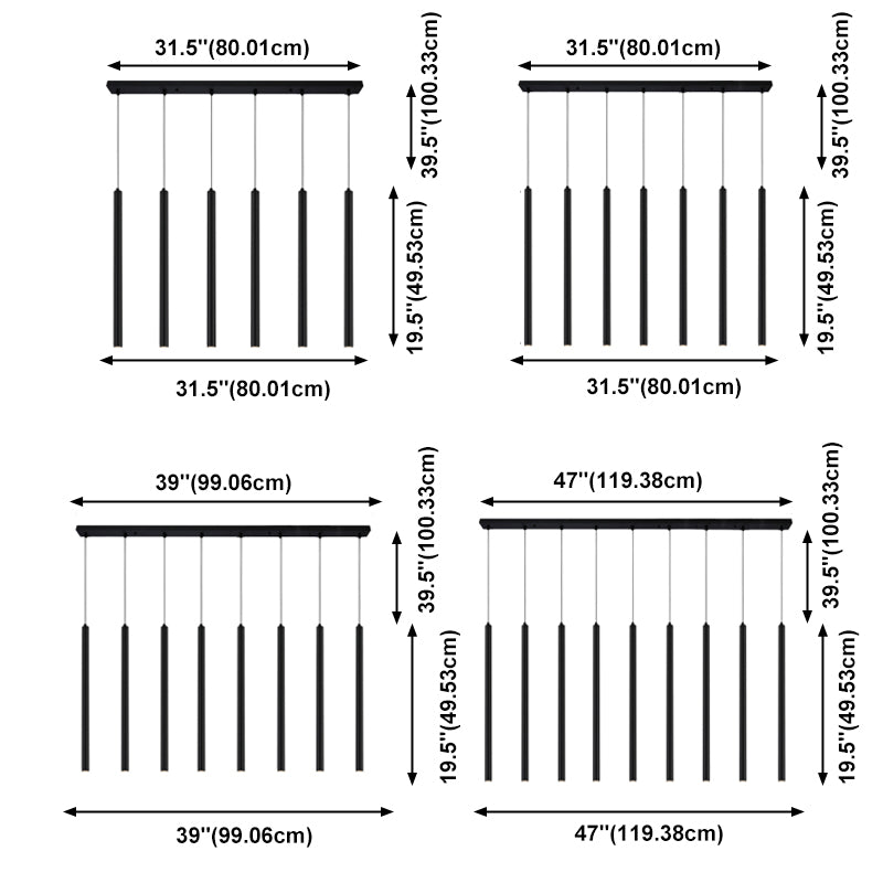 Lampade a sospensione lineare Light MODERS SOSPENSIONE LED LAGUA PENSIONE CON IL CRIDALE CRIDOLE