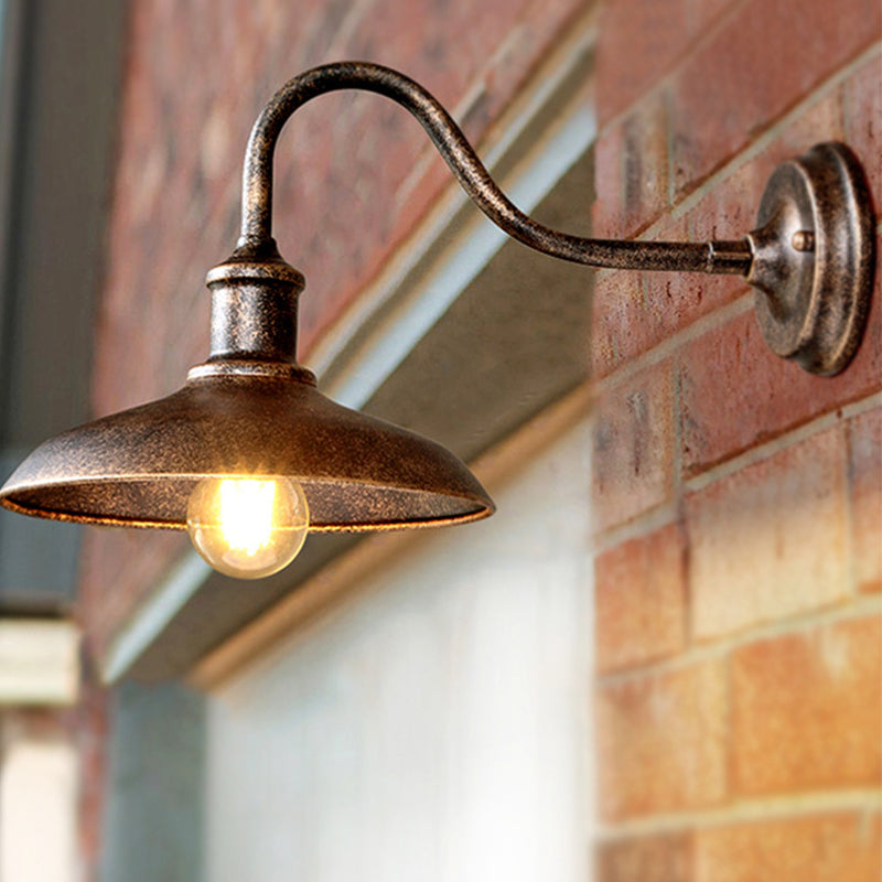 American Industrial Style Wall Mount Light Vintage Indoor Outdoor Wall Sconce Lighting Fixture