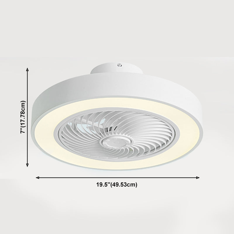 Makkaron -trommelförmige Lüfterbeleuchtung Acryl Kinder Schlafzimmer LED SEMI BUSH MOUNT LAMPE