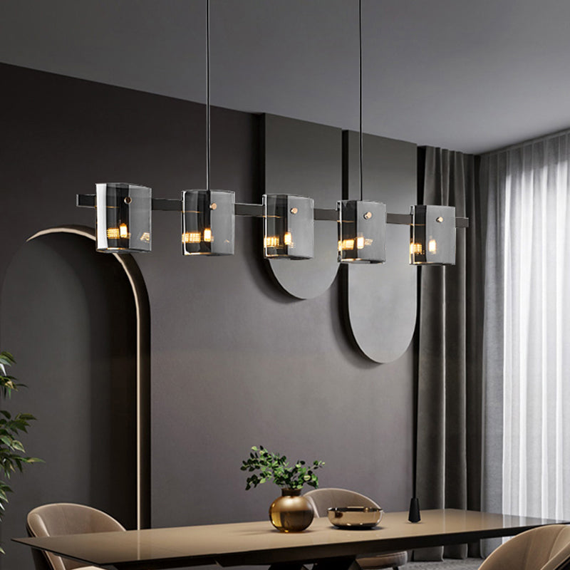 Characteristic Light Luxury Contemporary Style Hanging Island Pendant Light for Dining Room