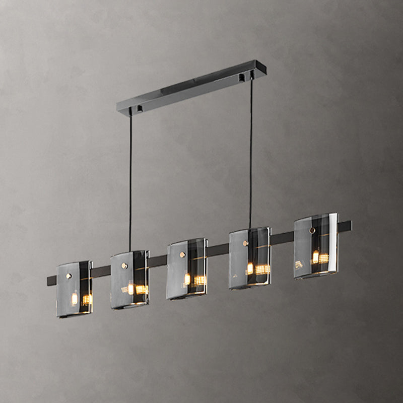 Characteristic Light Luxury Contemporary Style Hanging Island Pendant Light for Dining Room