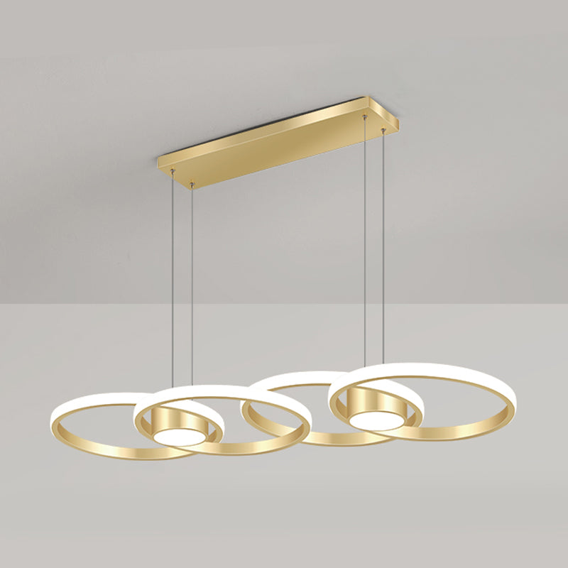 Contemporary Minimalism Characteristic Nordic Style LED Hanging Island Pendant Light for Dining Room