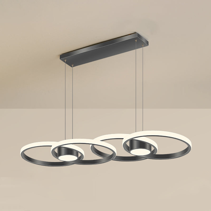 Minimalismo contemporaneo Caratteristico Stile nordico LED Isola sospesa Luce a ciondolo per sala da pranzo