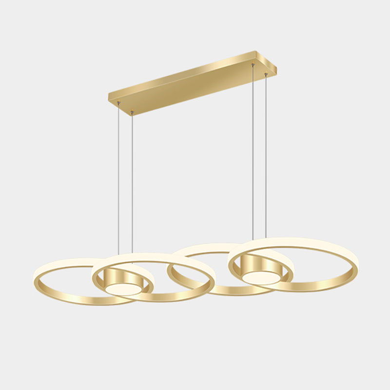 Minimalismo contemporaneo Caratteristico Stile nordico LED Isola sospesa Luce a ciondolo per sala da pranzo