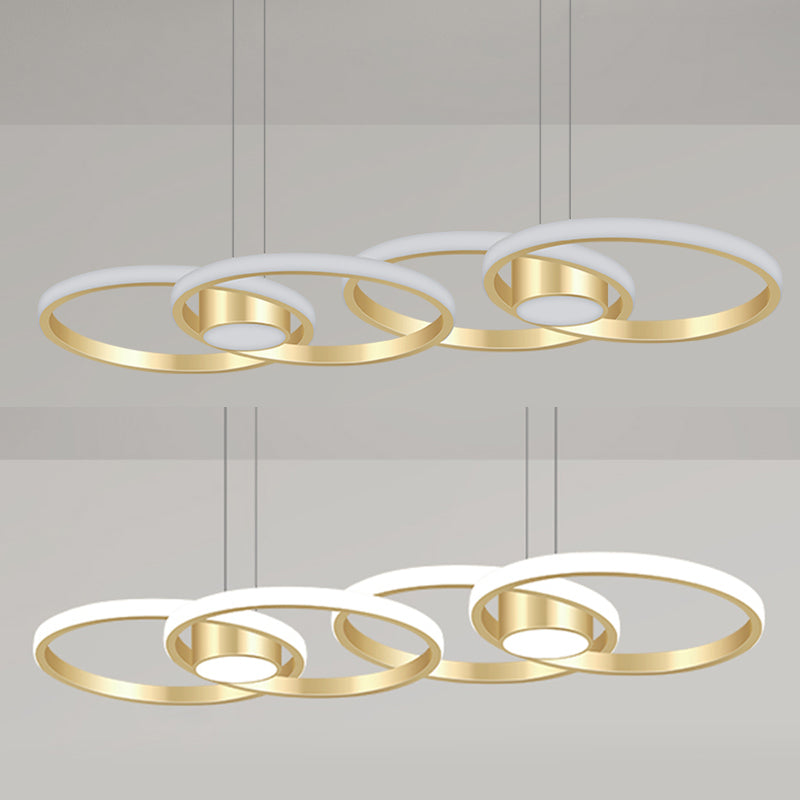 Minimalismo contemporaneo Caratteristico Stile nordico LED Isola sospesa Luce a ciondolo per sala da pranzo