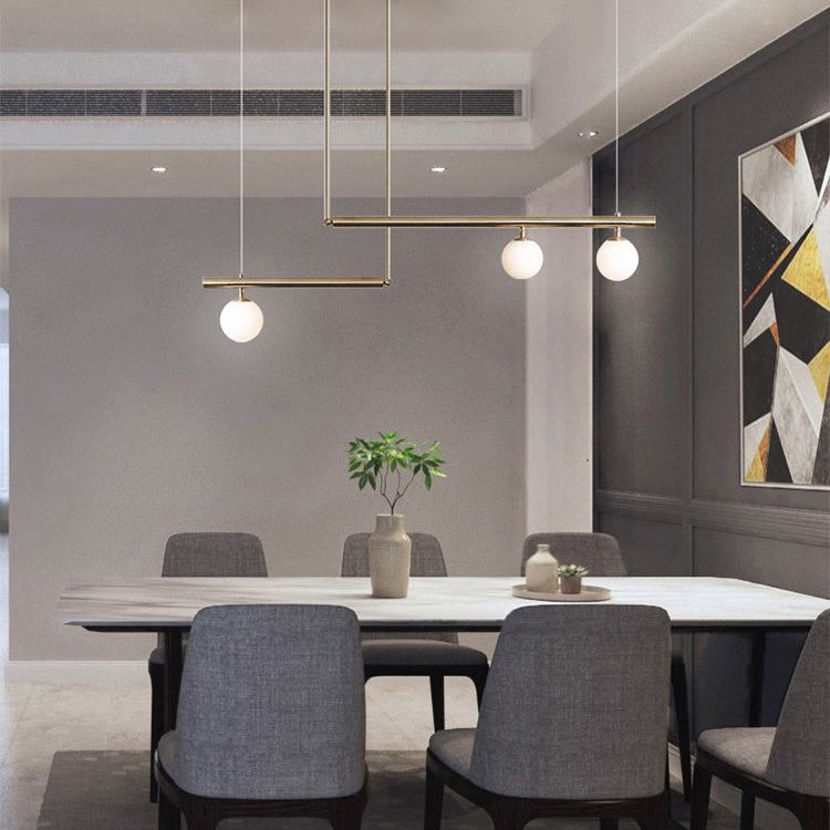 Globe Island Lighting Modern Lighting Chandelier Glass 3 Light Island Pendant Lights