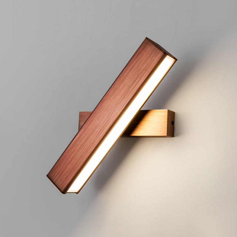 Recangle Shade 1-Light Mur Light Pincous