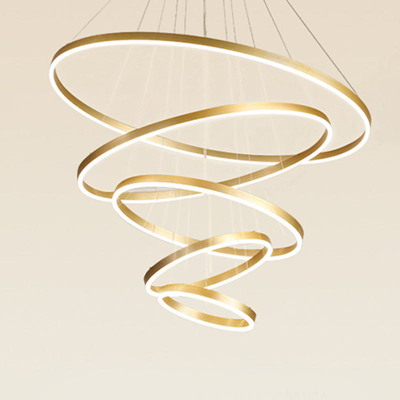 Noordse moderne minimalisme lichte luxe stijl led hanger kroonluchter licht voor eetkamer woonkamer