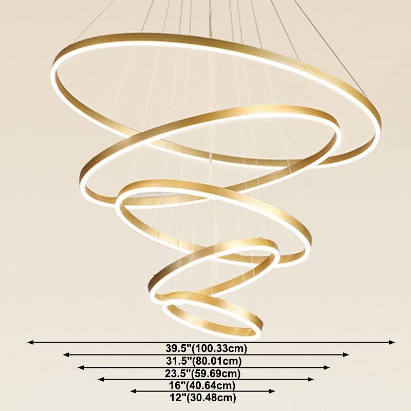 Noordse moderne minimalisme lichte luxe stijl led hanger kroonluchter licht voor eetkamer woonkamer