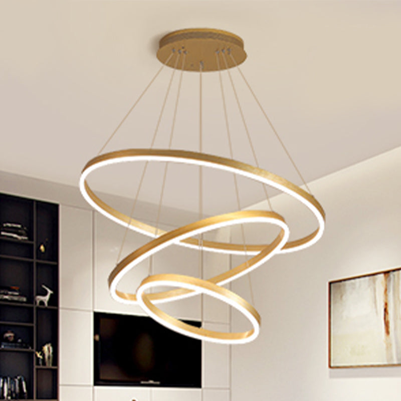 Noordse moderne minimalisme lichte luxe stijl led hanger kroonluchter licht voor eetkamer woonkamer