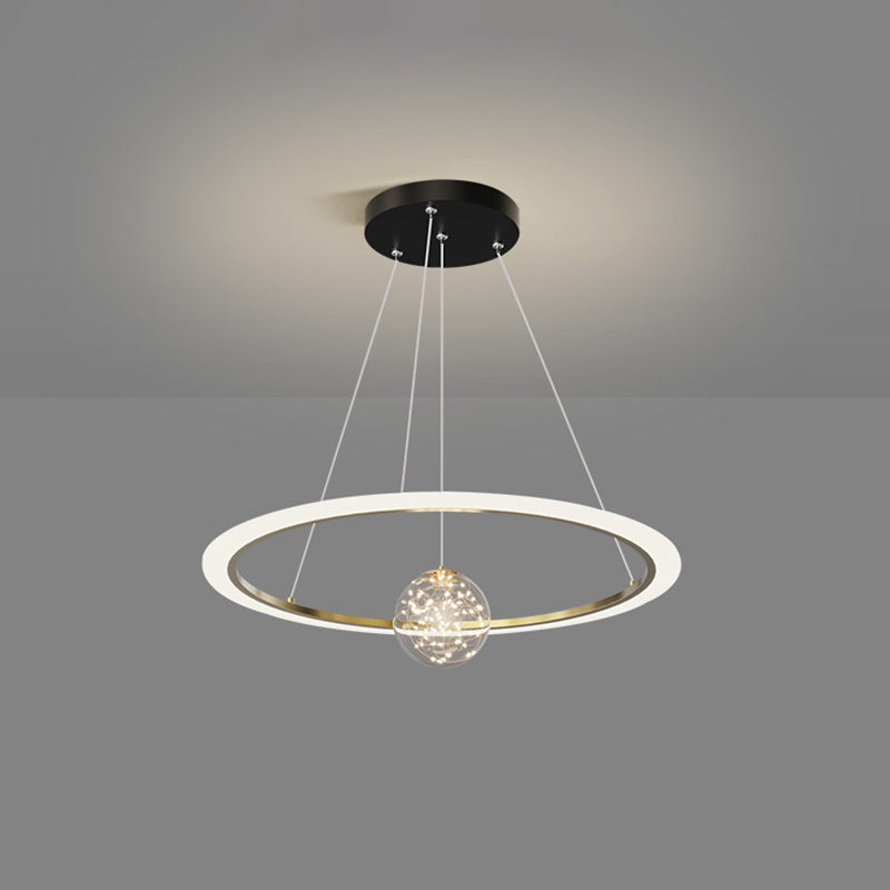 Licht luxe minimalisme Moderne Noordse stijl LED hanger kroonluchter licht voor eetkamer woonkamer