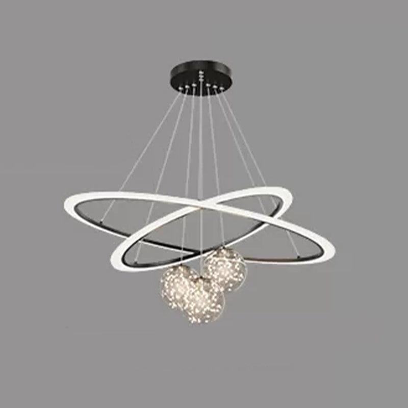 Licht luxe minimalisme Moderne Noordse stijl LED hanger kroonluchter licht voor eetkamer woonkamer