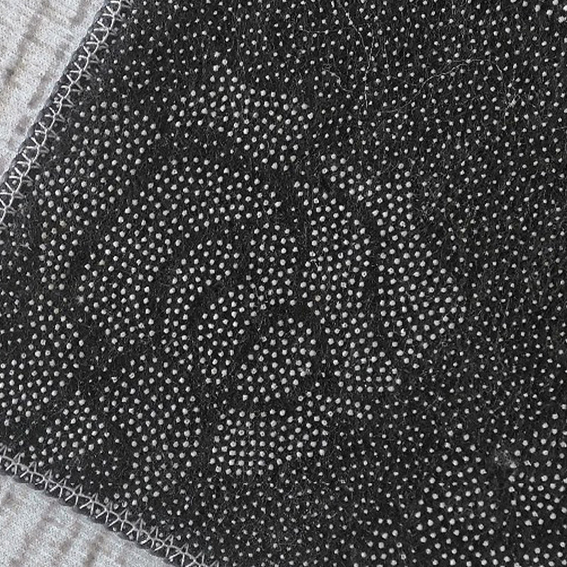 Fancy Grey Modern Area Carpet Geometric Pattern Polyester Area Rug Non-Slip Rug for Home Decor