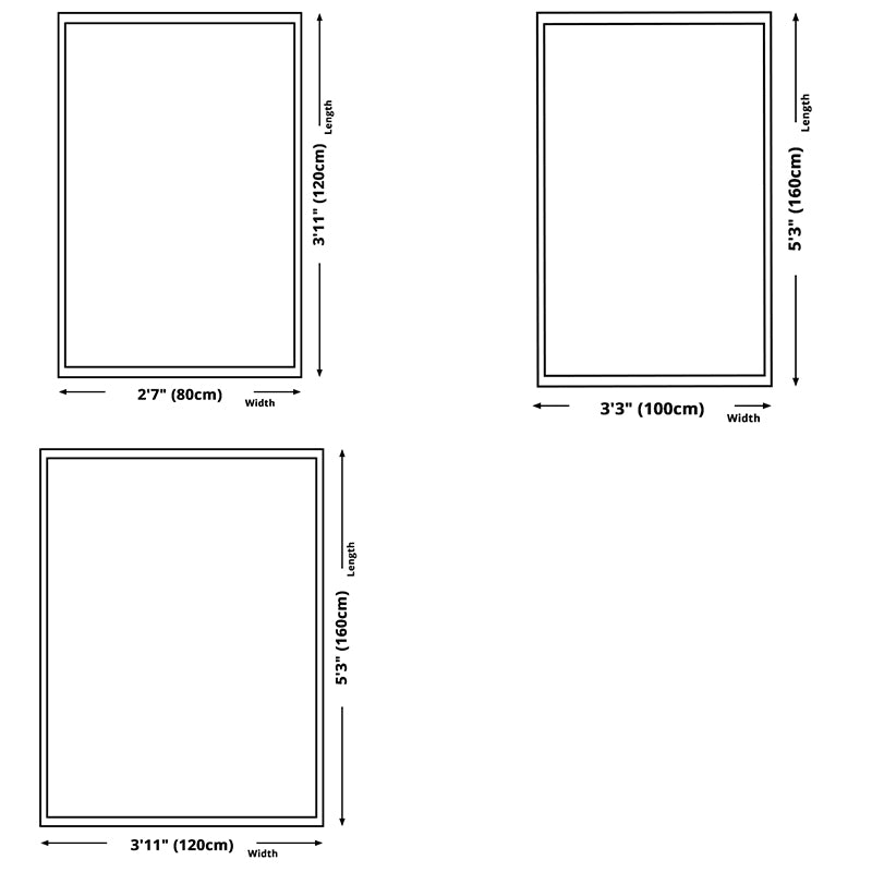 Stylis Modern Area Rug Polyester Abstract Pattern Area Carpet Stain Resiatant Rug for Home Decor