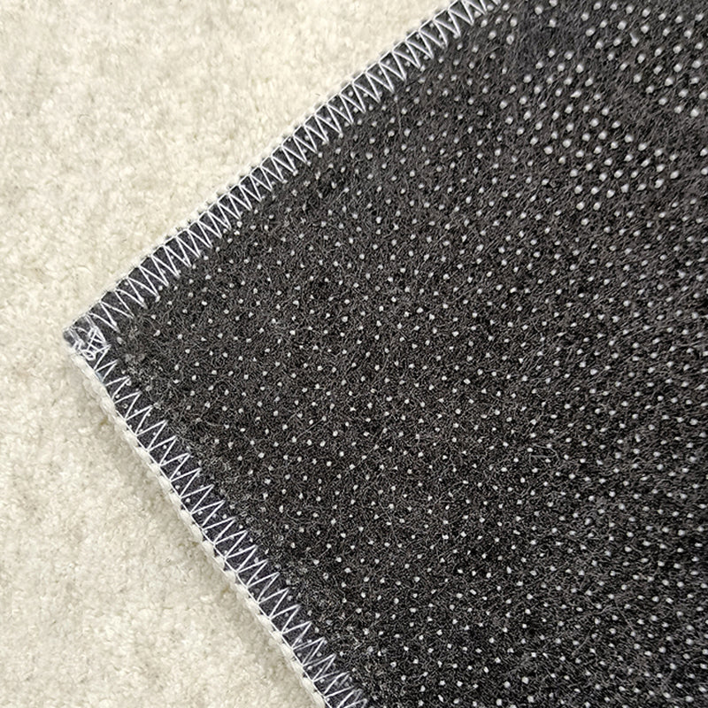 Modern Area Carpet Leisure Contrast Panel Indoor Rug Polyester Rug with Non-Slip Backing