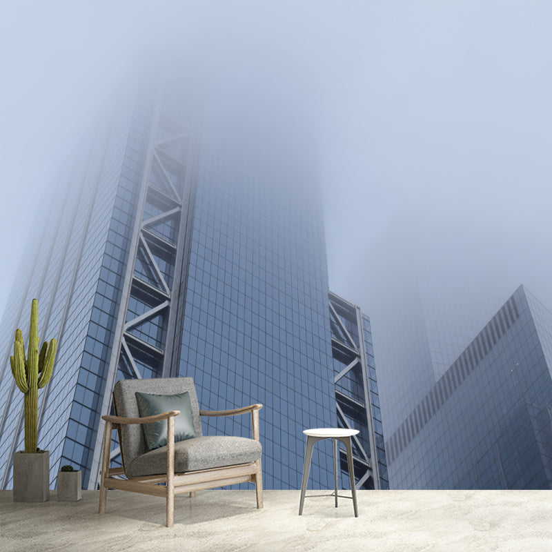 Building Murals Contemporary Waterproof Living Room Wall Decor, Size Optional