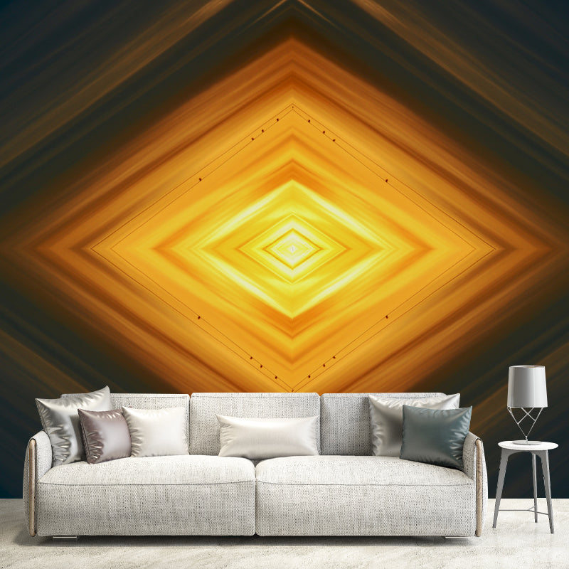 Triangle Geometry Mural Decal for Study Room Washable, Custom Size Available