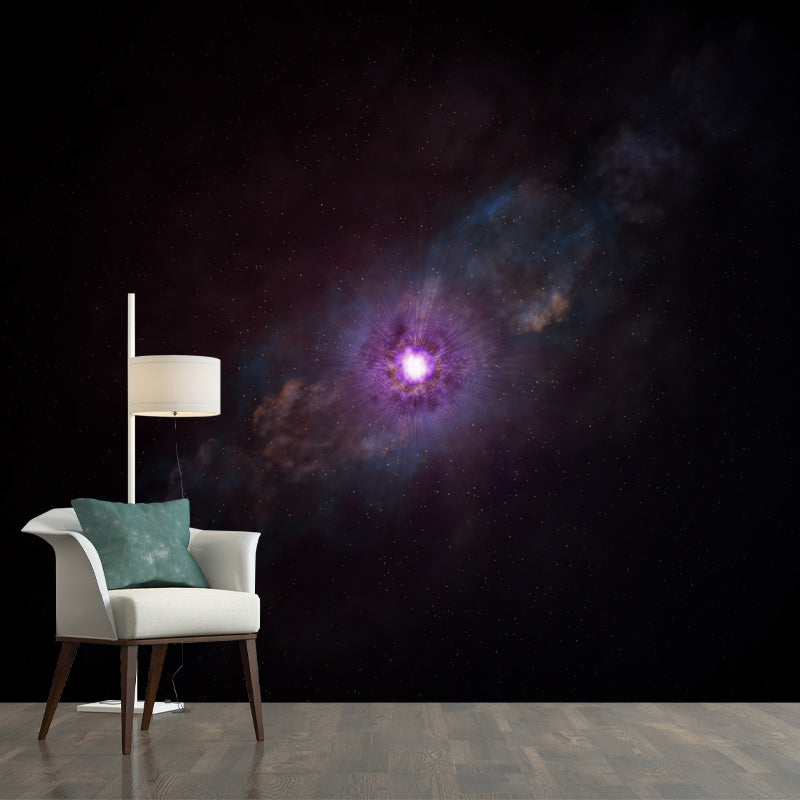 Magical Universe Starry Sky Mural for Sitting Room Moisture Resistant, Personalized Size Available