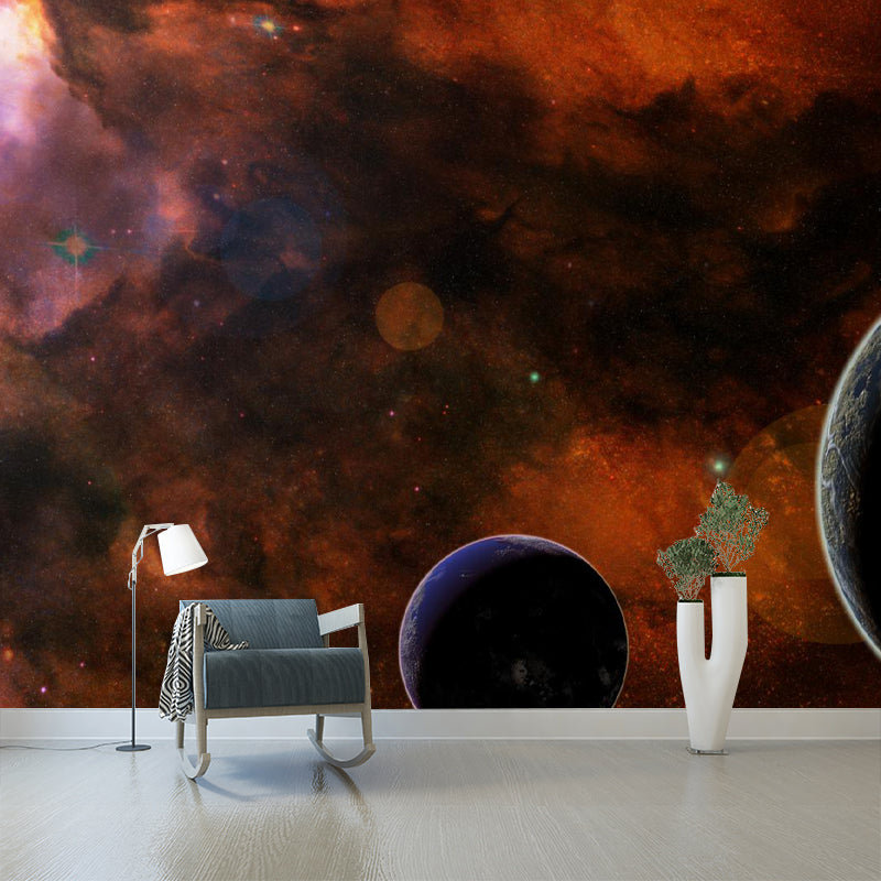 Cosmic Starry Sky Mural Wallpaper for Sitting Room Moisture Resistant, Personalized Size Available
