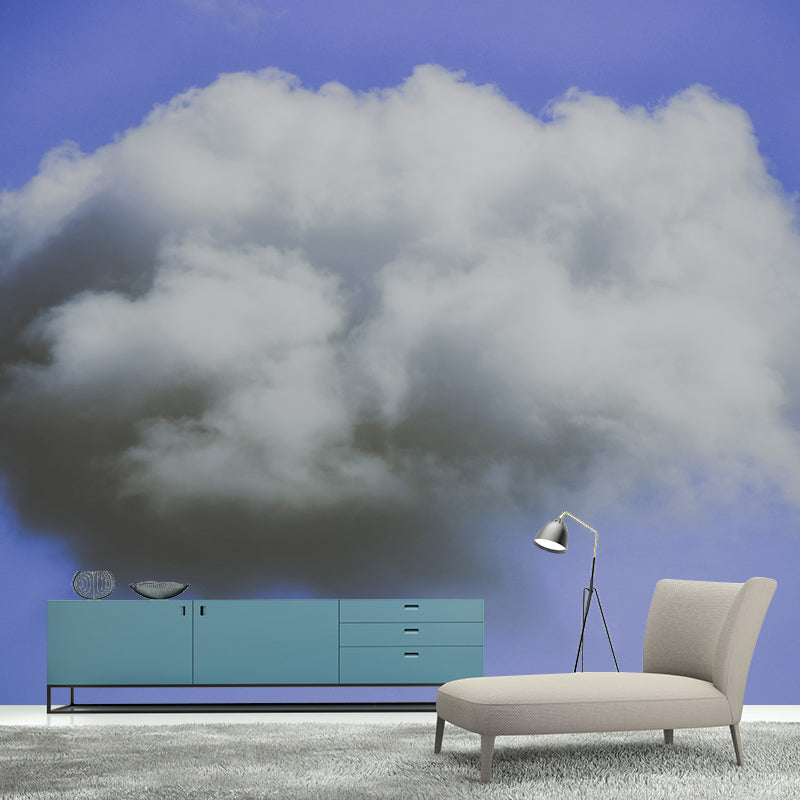 Sky Scenery Mural Wallpaper for Sitting Room Moisture Resistant, Personalized Size Available