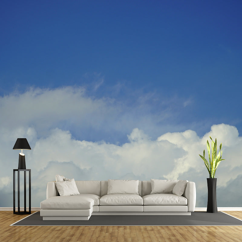 Sky Scenery Mural Wallpaper for Sitting Room Moisture Resistant, Personalized Size Available