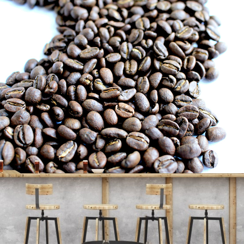 Coffee Beans Water Resistant Coffee Shop Wall Decoration, Made to Measure
