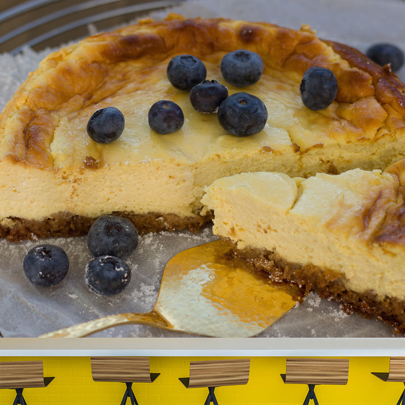 Delicious Dessert Mural Wallpaper for Commercial Use, Personalized Size Available