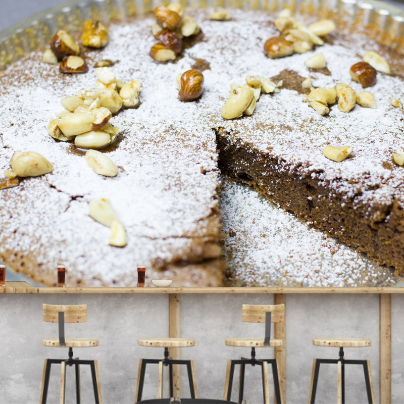 Delicious Dessert Mural Wallpaper for Commercial Use, Personalized Size Available