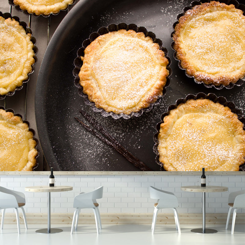 Delicious Dessert Mural Wallpaper for Commercial Use, Personalized Size Available