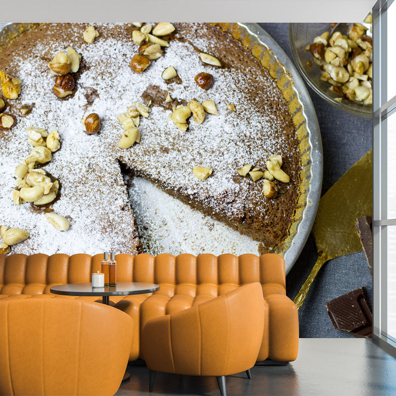 Minimalism Style Dessert Mural Wall Covering for Dessert Shop Baking Shop