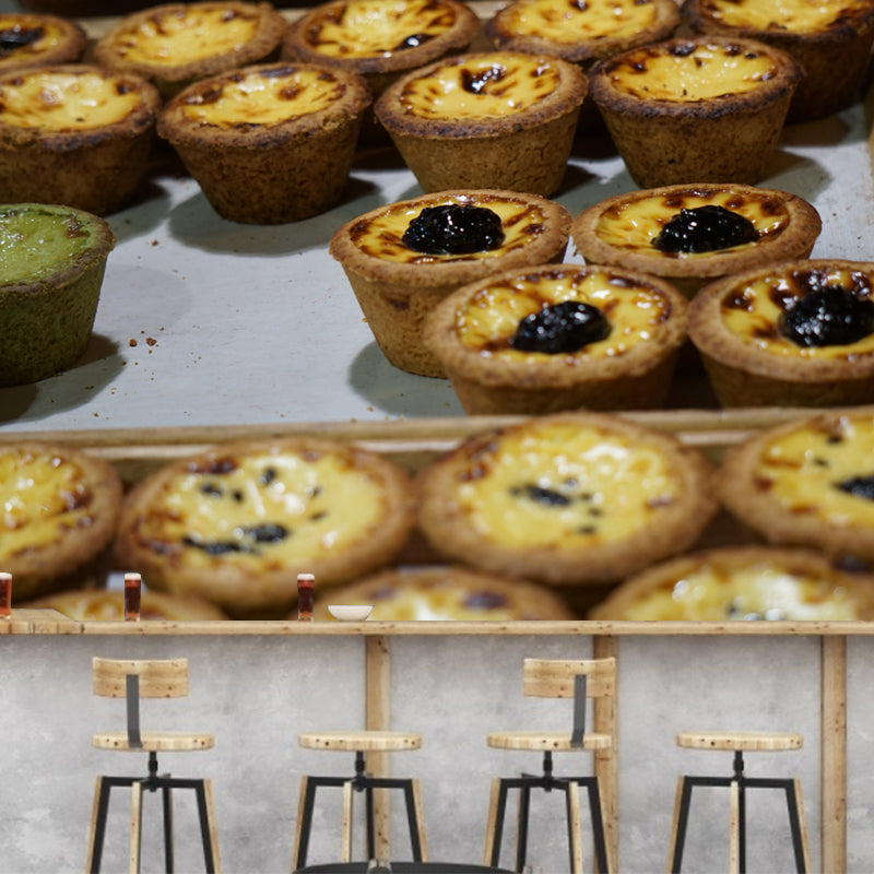 Sweet Food Mural Wallpaper for Commerce Shop Modern Decoration for Dessert Shop, Custom Printed