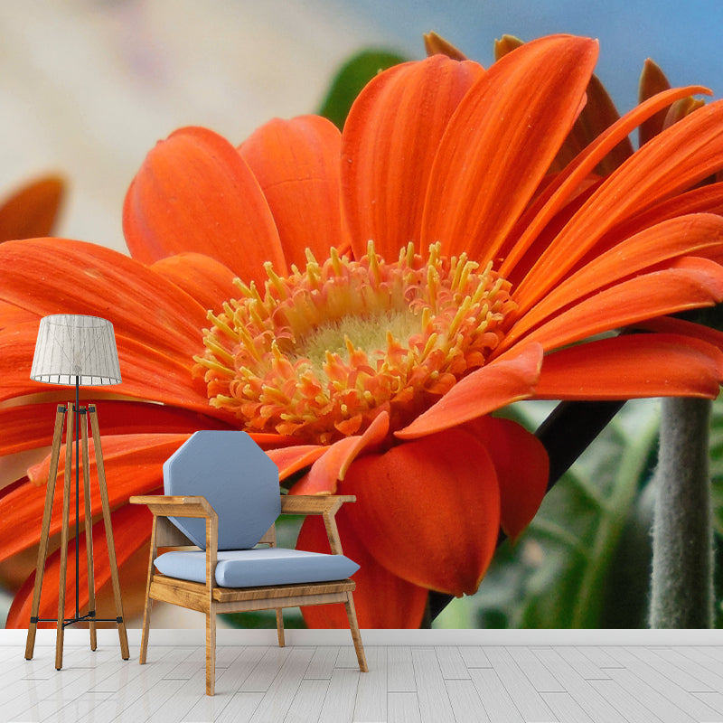 Chrysanthemum Wall Decor for Bedroom Moisture Resistant, Custom Size Available