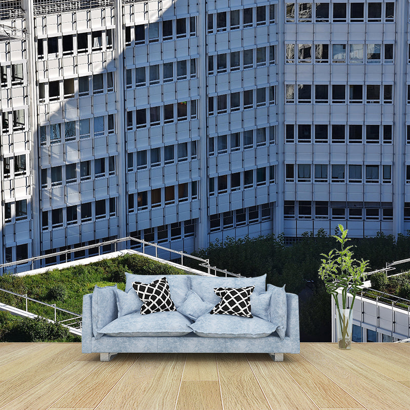 Buildings Wall Mural Horizontal Photography Eco-friendly Wall Covering for Bedroom