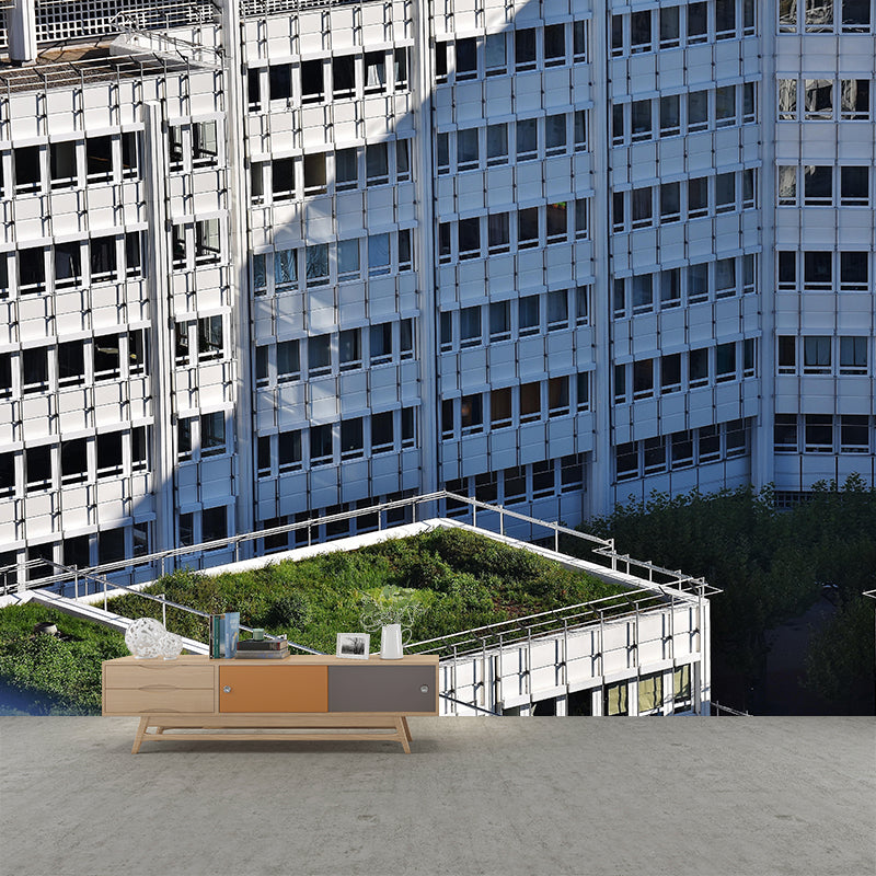 Buildings Wall Mural Horizontal Photography Eco-friendly Wall Covering for Bedroom