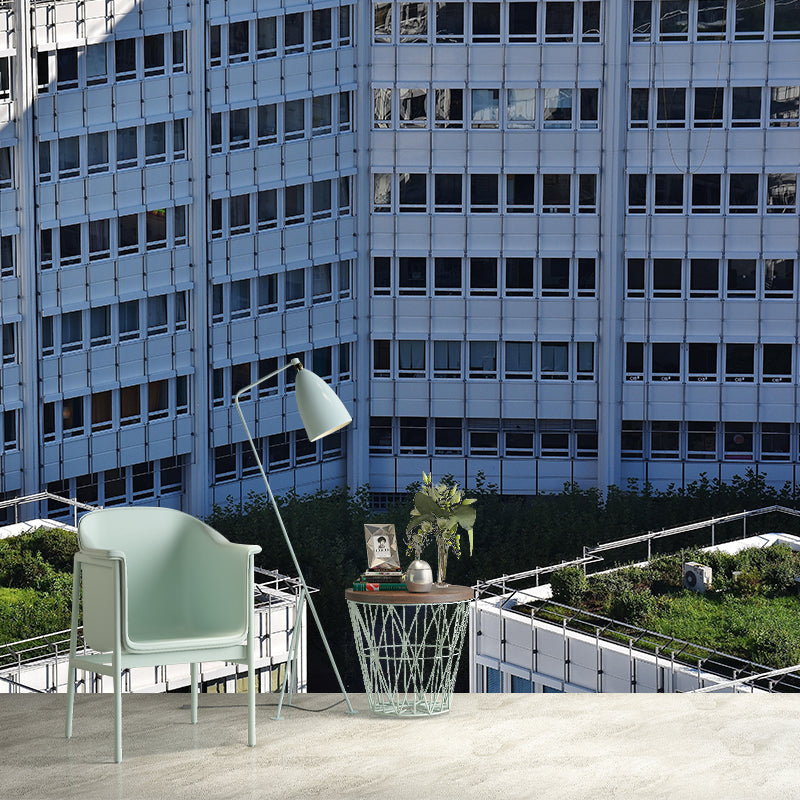 Buildings Wall Mural Horizontal Photography Eco-friendly Wall Covering for Bedroom