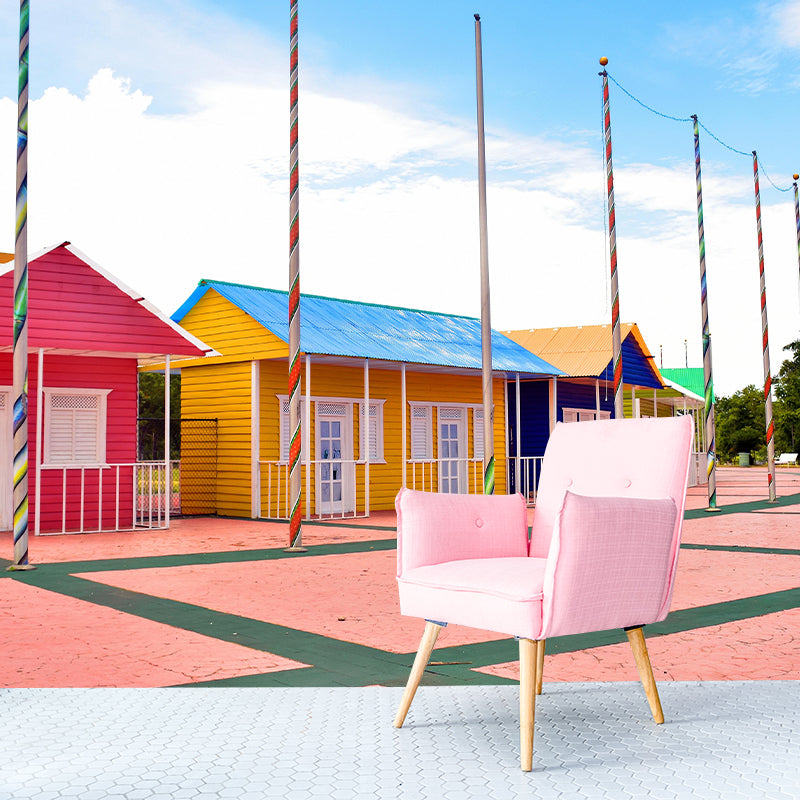 Customized Buildings Photography Wall Mural Mildew Resistant for Bedroom Decoration