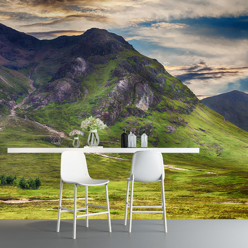 Mountain Wall Mural Horizontal Photography Eco-friendly Wall Covering for Wall Decor