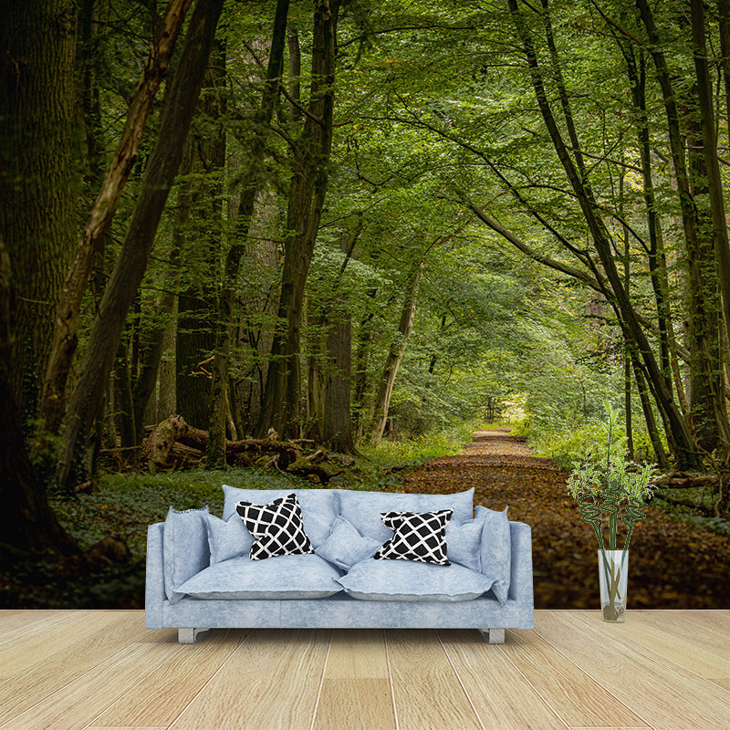 Forest Wall Mural Modernism Style Wall Decoration for Dining Room