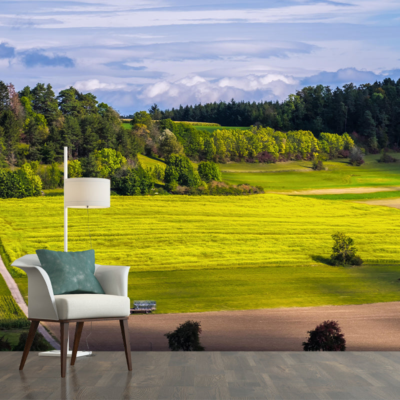 Forest Scenery Wall Mural Modernism Style Wall Decoration for Bedroom Kitchen