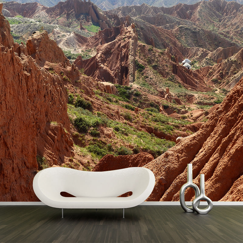 Mountain Scenery Mural Wallpaper Moisture Resistant Living Room Bedroom Home Decor