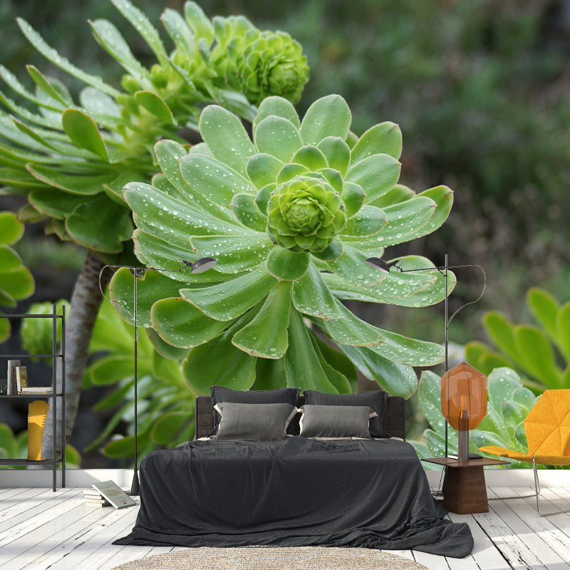 Common Plant Mural for Living Room Reading Room Decoration, Water Resistant