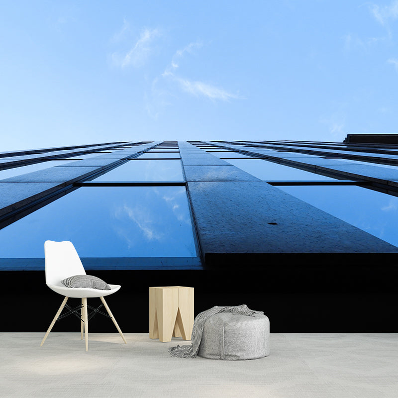 City High-rise Wall Covering for Meeting Room Decoration, Mildew Resistant