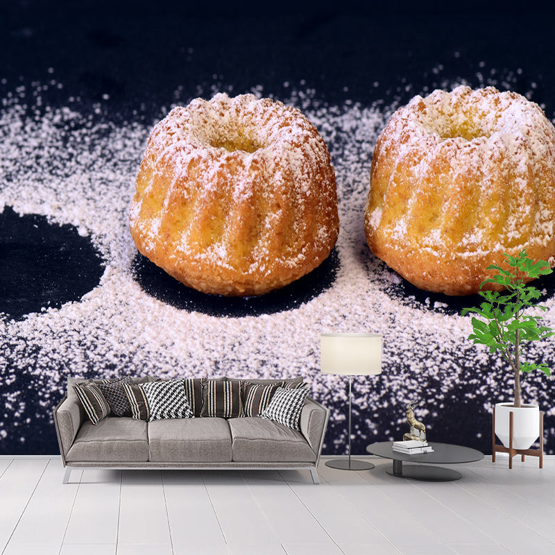 Modern Dessert Shop Decoration Tasty Dessert Mural, Custom Size Available