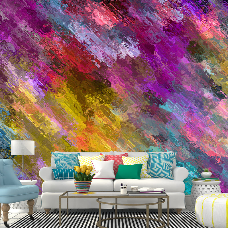 Abstract Wall Mural for Sitting Room Minimalist Decoration, Water Resistant