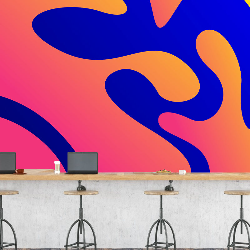 Abstract Wall Mural for Sitting Room Home Decoration, Mildew Resistant