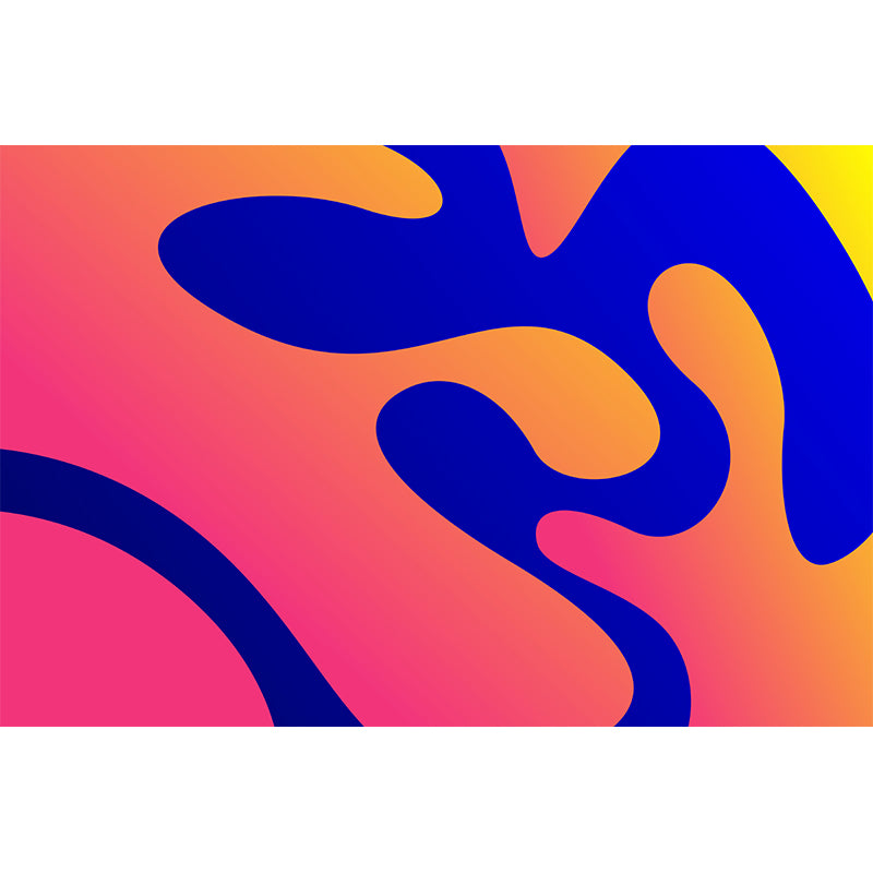 Abstract Wall Mural for Sitting Room Home Decoration, Mildew Resistant