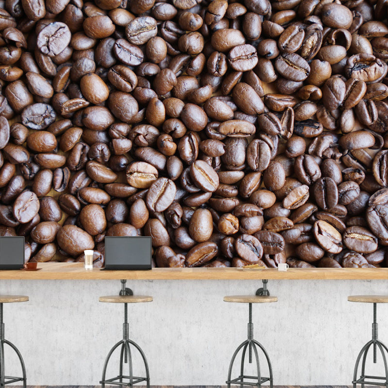 Coffee Beans Mural Environment Friendly Coffee Shop Decoration