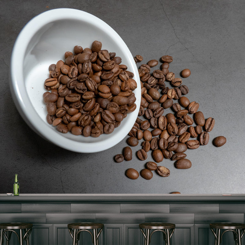 Customized Coffee Mural Wallpaper for Restaurant Wall Decor Stain Resistant