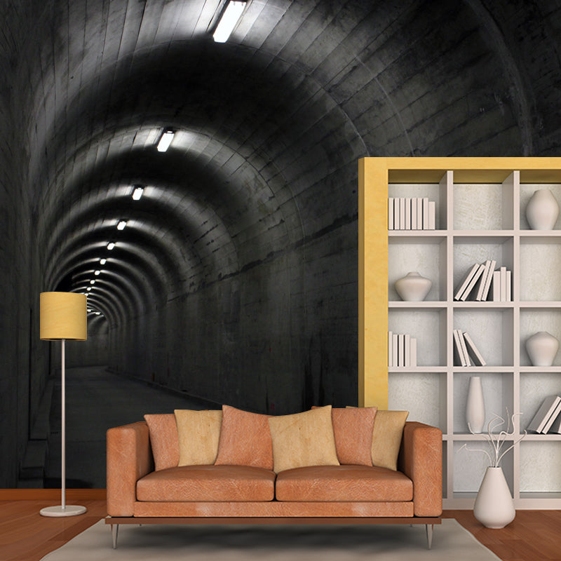 Soft Color 3D Art Illusion Mural Wallpaper Moisture Resistant for Wall Decor